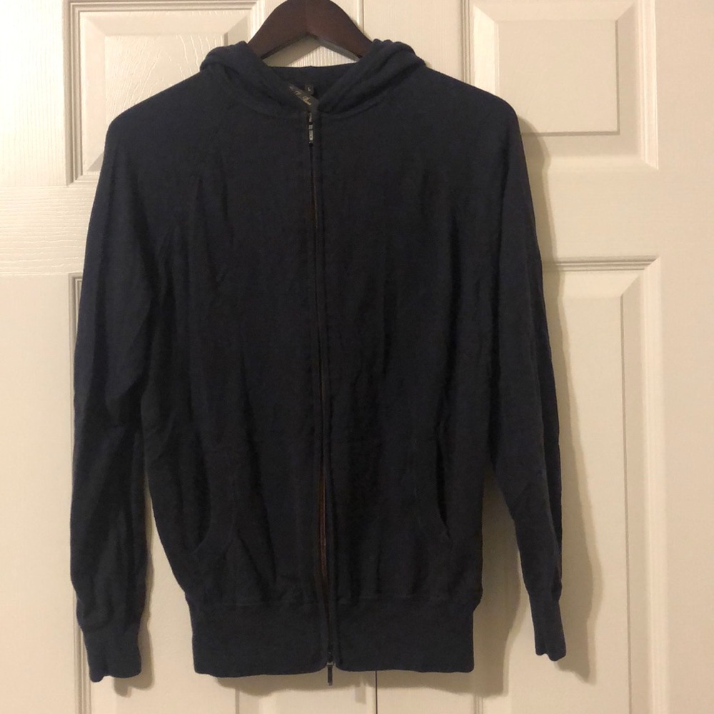 Loro Piana Portland Silk/Cashmere Blend Hoodie